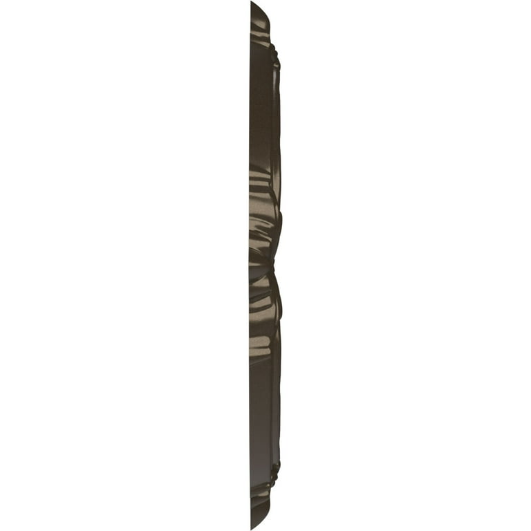 Ekena Millwork Attica PVC Ceiling Medallion - 13" OD, 3.5" ID, 3/4" Projection, Metallic Dark Bronze