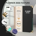 thumbnail image 5 of 2026 Planner(Jan-Dec.2026,6.3"x8.5"),Annual Weekly Monthly Planner with Calendar Tabs,Agenda Schedule Planner for Office,Home,Personal Supplies, 5 of 7
