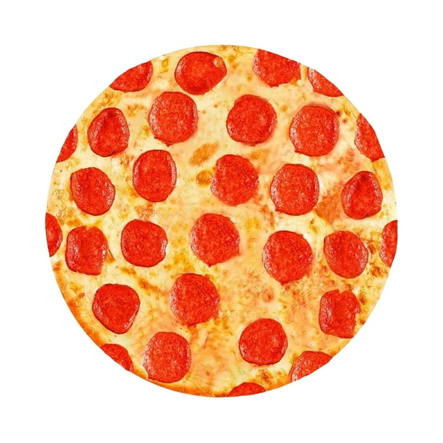 Manta de pizza divertida para la siesta