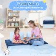 thumbnail image 5 of 8pcs Modular Kids Play Couch, Toddlers Play Couch Sofa, Kids Couch Building Fort for Boys and Girls Playroom Bedroom, Children Convertible Sofa Foam Couch, 5 of 7