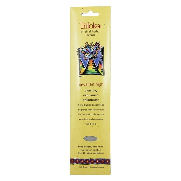 Triloka Original Herbal Incense Hawaiian High 10 Stick(s) Walmart