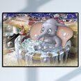 thumbnail image 3 of 5D DIY diamante pintura ducha elefante punto de cruz bordado kits de artesanía, 3 of 6