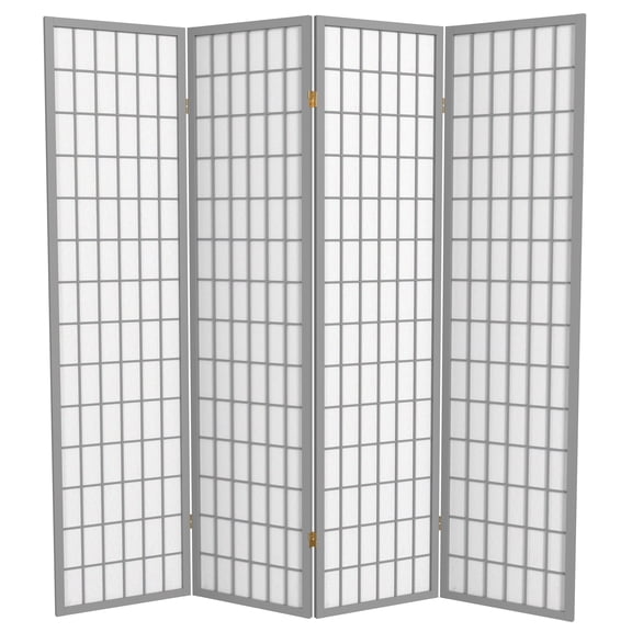 6 ft. Tall Window Pane - Special Edition - Grey - 4 Panels