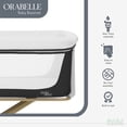 thumbnail image 4 of Evolur Orabelle Bedside Bassinet and Sleeper for Baby in Black, Easy to Fold and Carry in Black, 4 of 16
