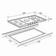 thumbnail image 5 of Parrilla Gas Empotre Teka EX 70 5G AI TR CI 4 Quemadores 68 cm, 5 of 5