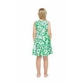 thumbnail image 3 of Girl Hawaiian Vintage Fit and Flare Dress in Flamingo in Love, 3 of 3