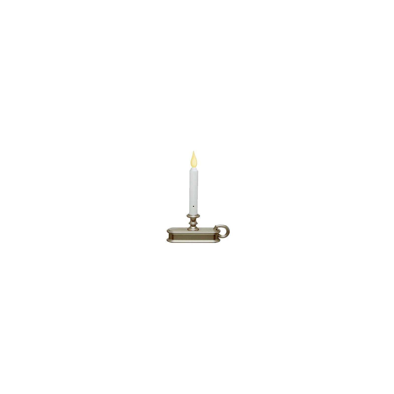 Xodus FPC1225P Christmas LED Candle, BatteryOperated, Pewter
