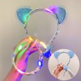 thumbnail image 5 of Diademas luminosas TUNC con orejas de gato para niños 3 uds Sencillez, 5 of 5