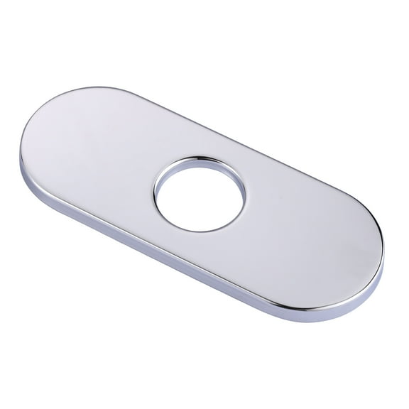 Wowow 6.3 in. Stainless Steel Escutcheon Plate in Chrome