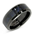 thumbnail image 2 of Tungsten Rings for Men Wedding Band Black Plated Celtic Dragon Inlaid Size 8-15 (Tungsten, 10), 2 of 6