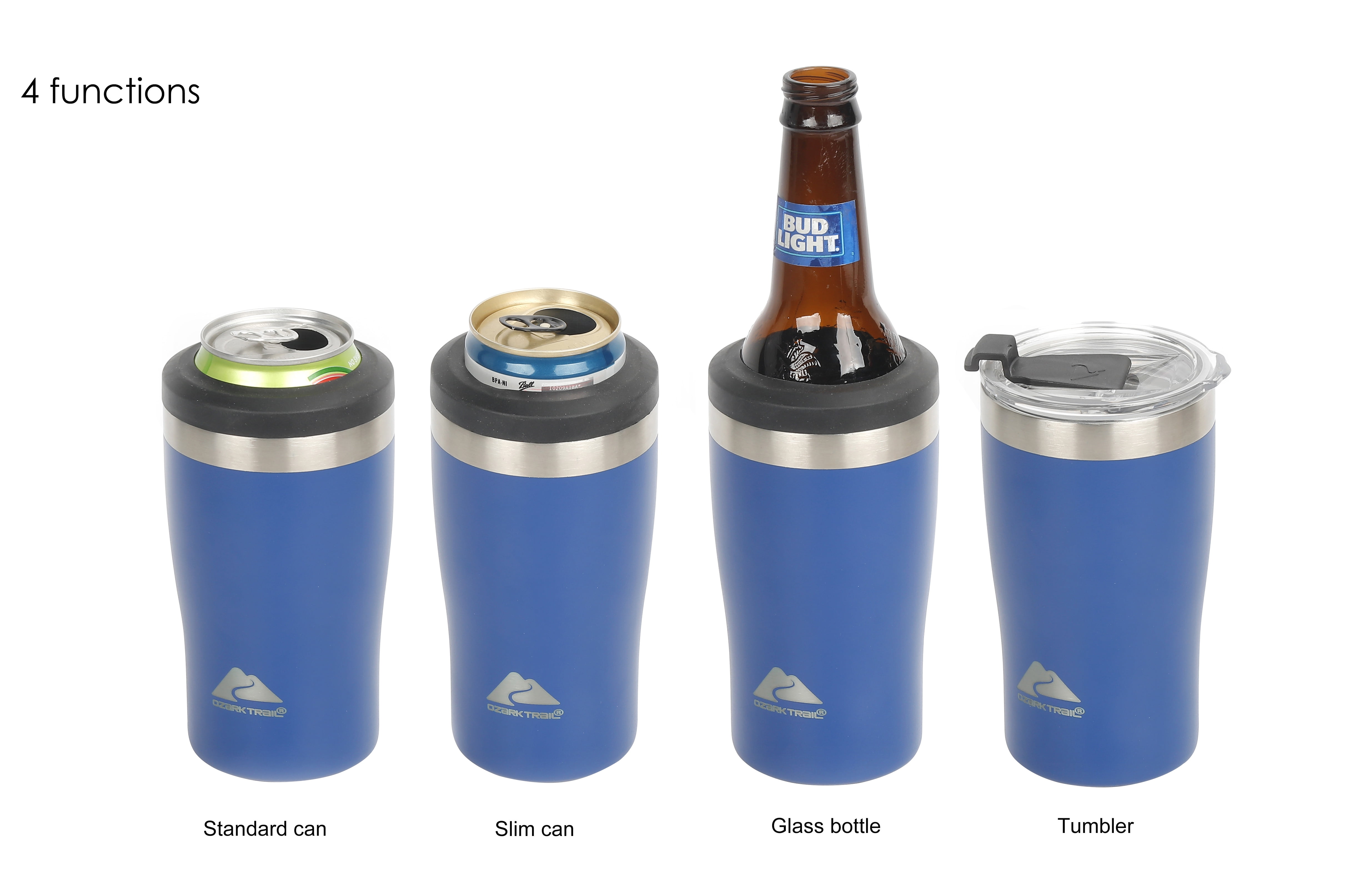 Slim Can Ozark Trail Beer Bottle Koozie OZARK TRAIL BLUE 12 OZ