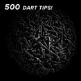 thumbnail image 3 of Viper Dart Accessory: Tufflex II 1/4" Thread Soft Tip Dart Points, Black, 500 Pack, 3 of 5