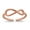 Rose Gold, variant on 5mm - Infinity Toe Band Ring 925 Sterling Silver Thin Adjustable Stylish Rings for Women
