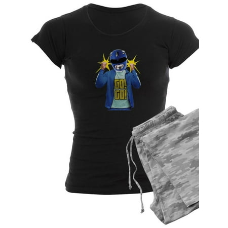 

CafePress - Power Rangers Blue Ranger Go! - Women s Dark Pajamas