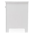 thumbnail image 4 of FOA Beyna 2pc White Wood Bedroom Set with Sliding Door Storage-Twin+Nightstand, 4 of 9