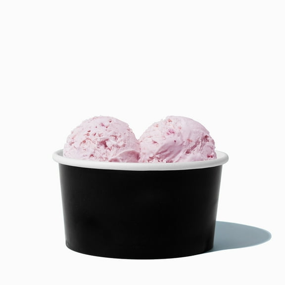 UNIQ 6 oz Black Ice Cream Cups - 1000/Case