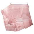 thumbnail image 4 of Mosquitera con dosel para cama, Estilo Princesa, 3 Aberturas laterales, Mosquitera, Malla Transpirable, Para Decoración de Dormitorio de Mujer, 4 of 7