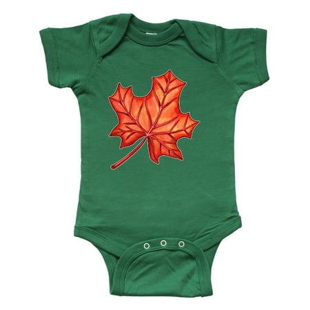 

Inktastic Red Canadian Maple Leaf Gift Baby Boy or Baby Girl Bodysuit