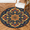 Multicolour 3, variant on CURLYOOT Round Rug 3ft Mexican Floral Area Rug, Washable Circle Mat Non Slip Floor Carpet Mat, Boho Soft Indoor Rugs for Entryway Living Room Dining Room Bedroom