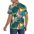 thumbnail image 2 of KLL Hawaiian Style for Men's Baseball Shirts,Short Sleeve Casual Shirts Button Down Shirt for Men Beach Summer Wedding Shirt-XX-Large, 2 of 7