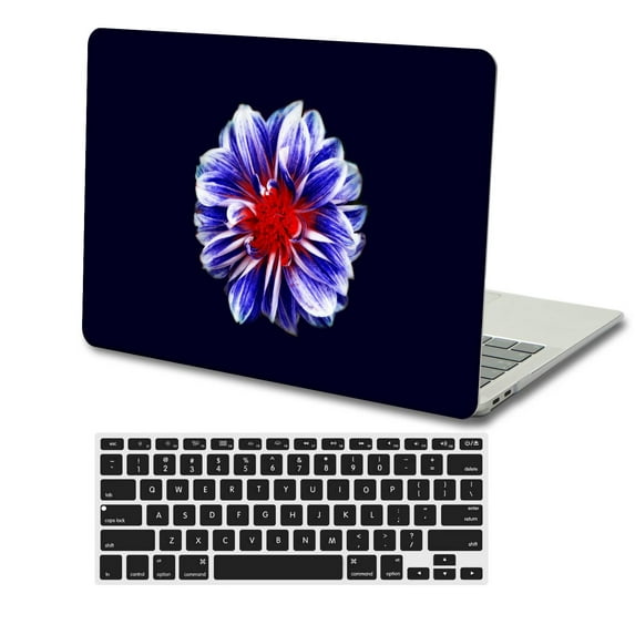 KSK KAISHEK Hard Shell Case Compatible MacBook Pro 13 inchs with No Touch No USB-C + Black Keyboard Cover Model: A1502/A1425 Purple series 0725