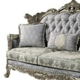 thumbnail image 6 of Acme Miliani Loveseat with 3 Pillows in Fabric & Antique Bronze Finish, 6 of 8