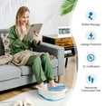 thumbnail image 6 of Costway Foot Spa Bath W/ Smooth Bubble Massage Nodes & Arch Toe-Touch Control Blue, 6 of 10