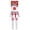 Red, variant on Kids Girls Shiny Star School Cheerleading Uniform Shell Top with Pleated Skirts for Cosplay Red 11-12