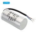 thumbnail image 3 of Uxcell 800uF 250VAC 2 Wires 5% Tolerance 50/60Hz CD60 Run Capacitor 2 Pack, 3 of 5