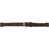 Timex Women's Q7B857 Woven Leather 13mm Brown Replacement Watchband