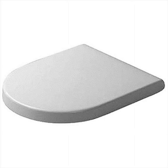 Duravit USA DU0063810000 Starck 3 Round Toilet Seat and Cover in White