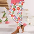 thumbnail image 2 of Amzcrzy Womens Easter Day Leggings Bunny Eggs Graphic Tights Stretchy Leggings Skinny Pant for Yoga Running Pants S-2XL, 2 of 4