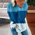 thumbnail image 1 of ICHUANYI Liquidación Sudadera con capucha estampada de moda de manga larga con cuello redondo informal para mujer Sin sudadera con capucha ICHUANYI WER2023082204857, 1 of 5
