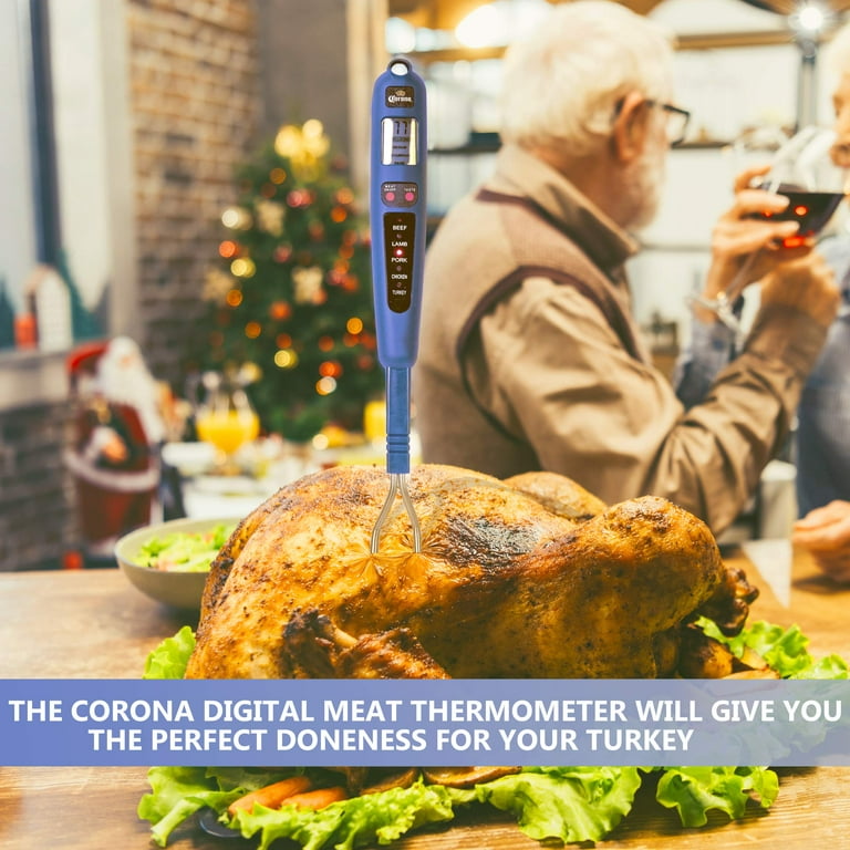 Corona Digital Meat Thermometer Instant Read That's Easy to Use - Meat  Thermometer Fork Fast and Accurate 