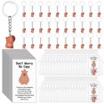 thumbnail image 1 of 25 Sets Inspirational Gifts Emotional Support Positive Capybara Resin Keychains Positive Affirmation Cards Thank You Gift Motivational Christmas Appreciation Gifts for Employee Teacher Coworker Staff, 1 of 6
