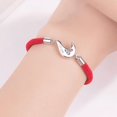 thumbnail image 4 of 2PCS Couple Bracelet Heart Decor Matching Bracelets Rope Bracelet for Valentine, 4 of 10