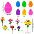 thumbnail image 3 of Flor de Pascua Building Blocks DIYDEC con huevos de Pascua, 12 unidades, 3 of 6