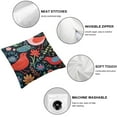 thumbnail image 4 of JEUXUS  Red Christmas Birds Body Pillow Case Cover 2PCS Extra Large Pillowcase Christmas Holiday Long Backrest Cushion Pillow Protector Cover for Adults Pregnant Women, 4 of 6