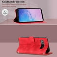 thumbnail image 5 of S10 Phone Case Wallet,for Galaxy S10 Case,[Card Holder Slots][Wrist Strap][Stand Function] TPU Interior Protective PU Leather Phone 2023 Flip Cases Cover for Samsung Galaxy S10 6.1 Inch (Red), 5 of 14