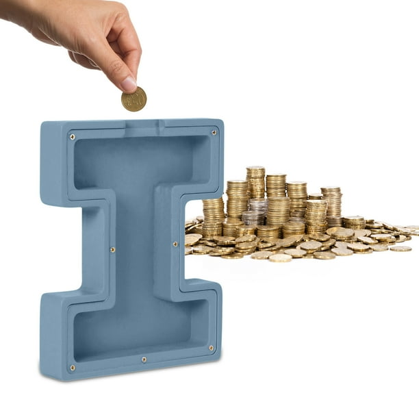 Wooden Money Bank Colored Letters Coin Bank Text Engraved Money Box Wooden Coin Bank Kids Christmas Birthday Gift Home Decoration