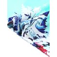 thumbnail image 5 of Womens Plus Size Cotton Loose Short Sleeve Sleepshirt Nightgown for Comfortable Home Wear L Lack Blue Floral, 5 of 6