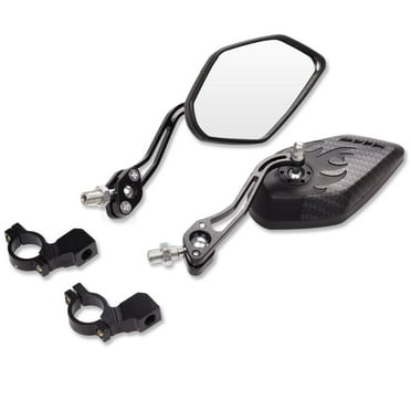 MyMiniFactory Universal Bicycle Handlebar Safety Adjustable 360 Rotating Rear View Mirror for Mountain and Road Bike, 2 Pieces