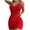 Red dresses for women 2023, variant on Wycnly Womens Dresses Party Club Sexy Bodycon Spaghetti Strap Mini Dresses Sleeveless V-Neck Solid Short Summer Dress Red XXL Clothes