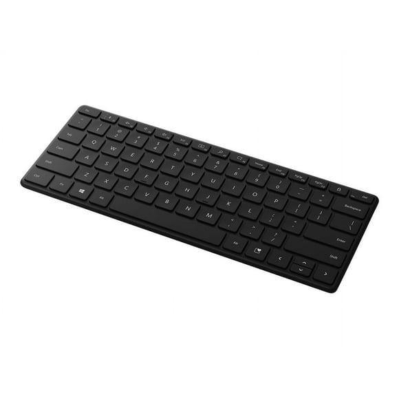 Microsoft Designer Compact - Keyboard - wireless - Bluetooth 5.0 - English - matte black