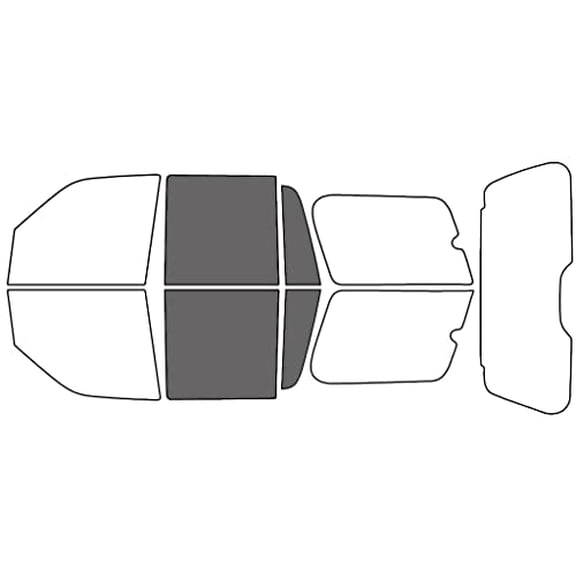 Avery Dennison NR Nano Ceramic IR Window Tint Kit Compatible with Lincoln Navigator 2003-2006 - Back