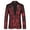 Red, variant on Qiggri Men's Sport Coats & Blazers Flower Suit Jacket 1 Button Paisley Tuxedo Mardi Gras Carnival Parade Gift