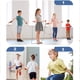 thumbnail image 5 of Cuerdas para saltar, deportes y actividades al aire libre para niños, adultos y deportistas: juguetes, juegos, diversión familiar, mango plano color rosa coral, 5 of 5