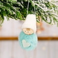 thumbnail image 4 of Adornos navideños con forma de ángel para colgar en el árbol, manualidades navideñas, decoraciones de elfos, 4 of 5