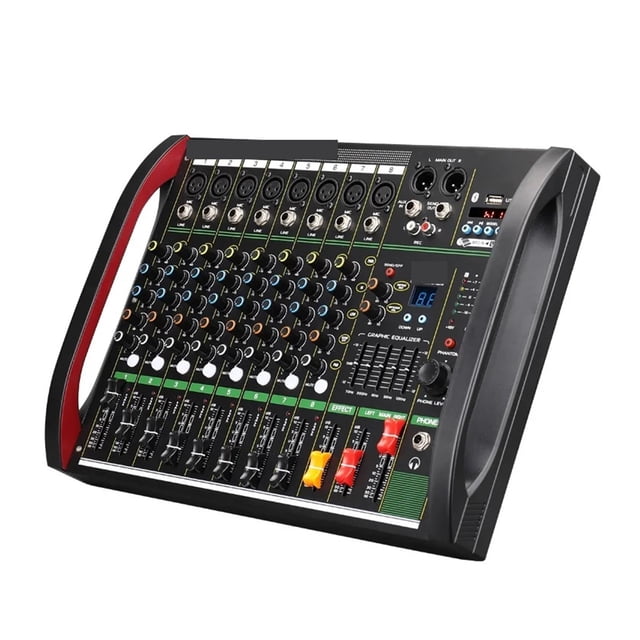 4 / 8-Channel DSP Reverberation Effect Professional Bluetooth Mixer Balance Family Stage