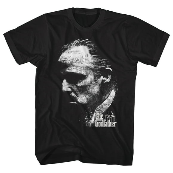Godfather Profil City T-Shirt Noir pour Adulte